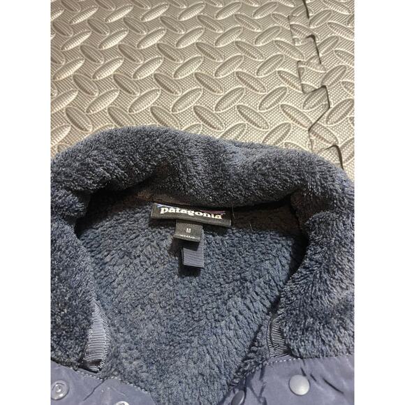 Patagonia Re-Tool Snap-T Fleece Jacket Women Medium Gray Polartec Sherpa Outdoor - Picture 4 of 9